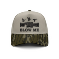 Blow Me Bottomland Camo Embroidered Hat