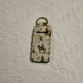 Chapstick Holder Keychain – Cow Print, Camo Pink Bow, Cowboy Toile, Barn Toile, croquette, duck, moon