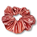 Dusty Rose Silk Scrunchie