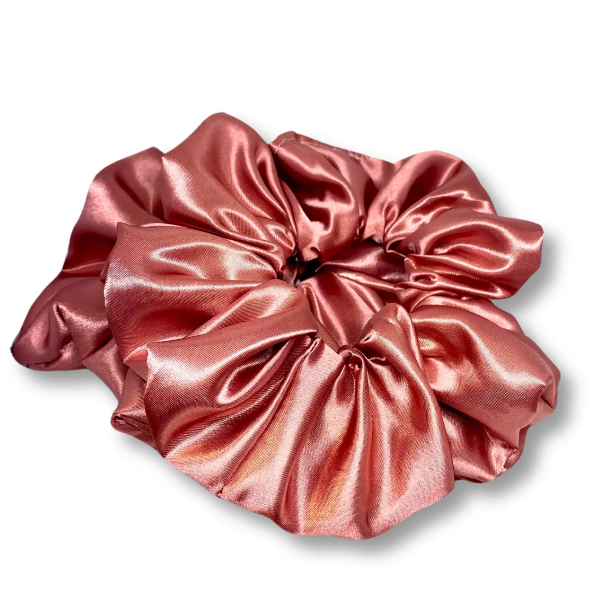 Dusty Rose Silk Scrunchie