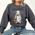 Bullsheet Halloween Western Spooky Graphic Sweatshirt