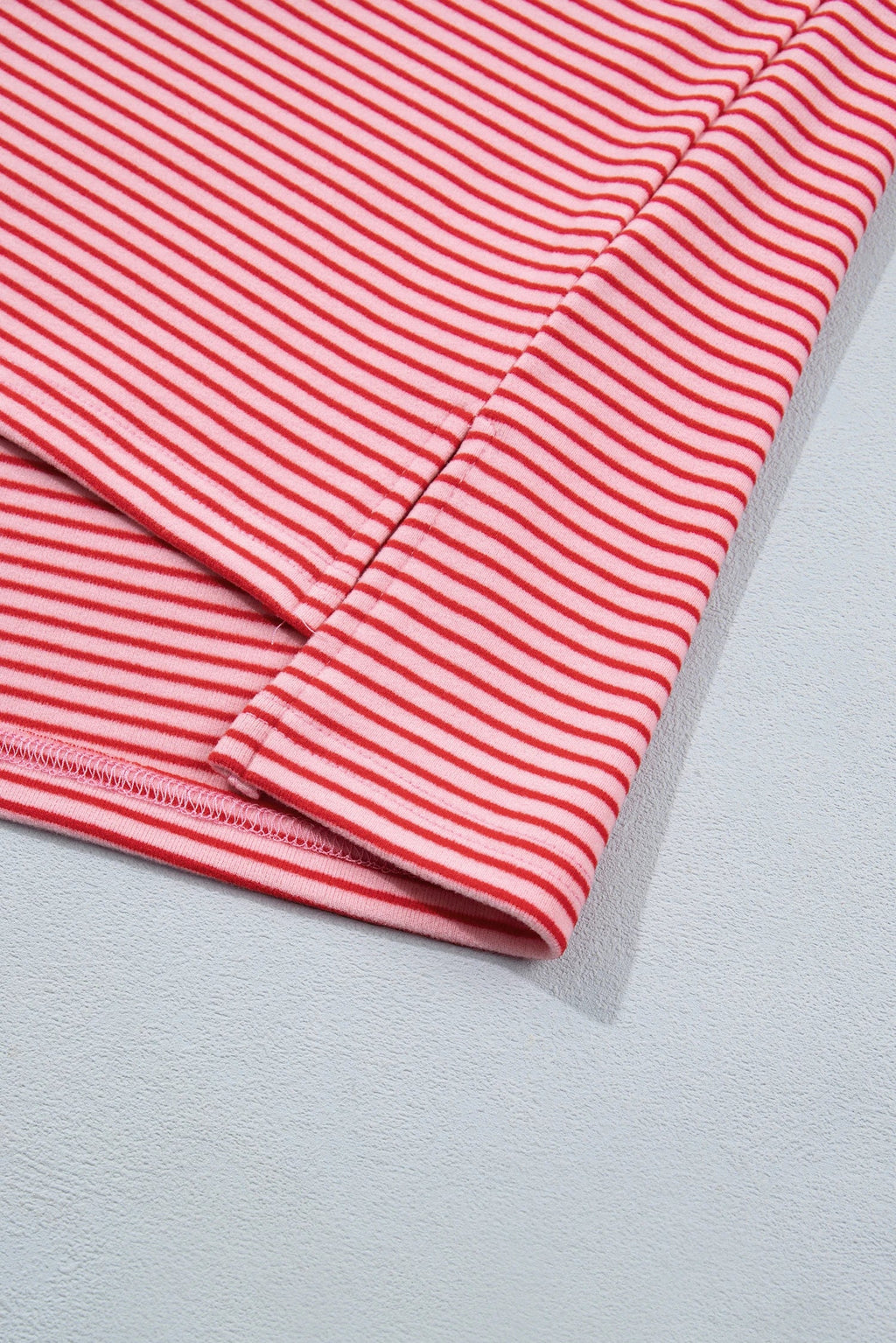 Stripe Oversized Long Sleeve Top & Pants Set