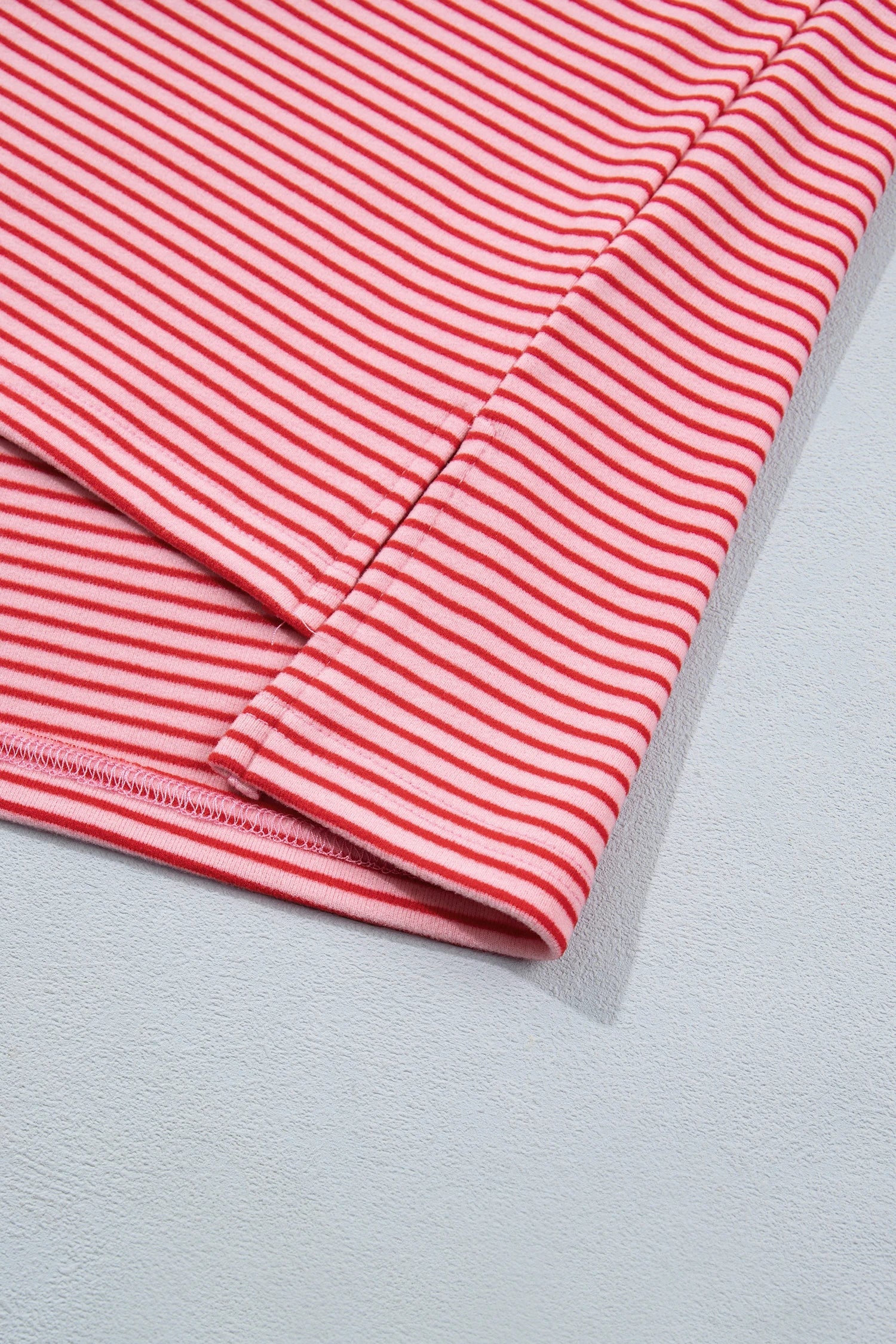 Stripe Oversized Long Sleeve Top & Pants Set