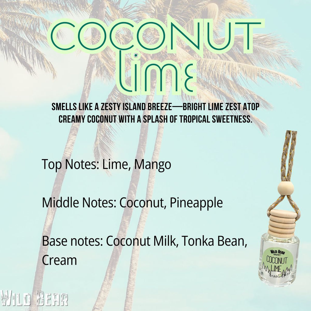 Coconut Lime Car Freshener