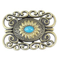 Cutout Diamond Belt Buckle