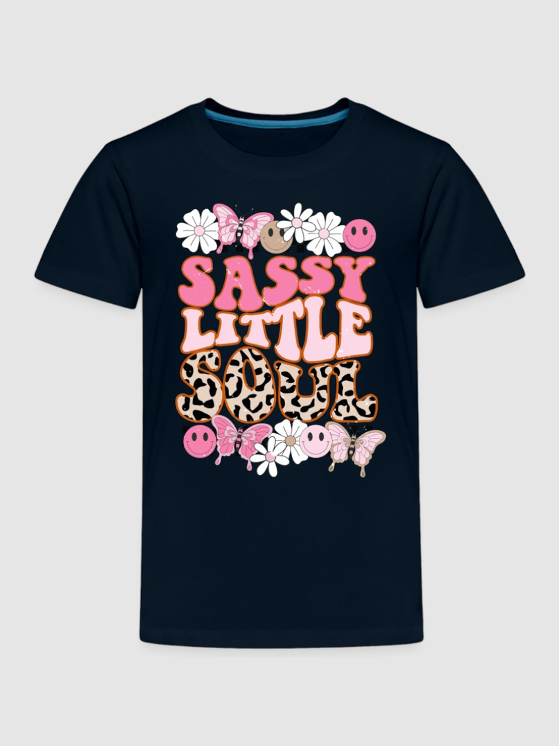 Toddler Girls Sassy Little Soul Short Sleeve T-Shirt